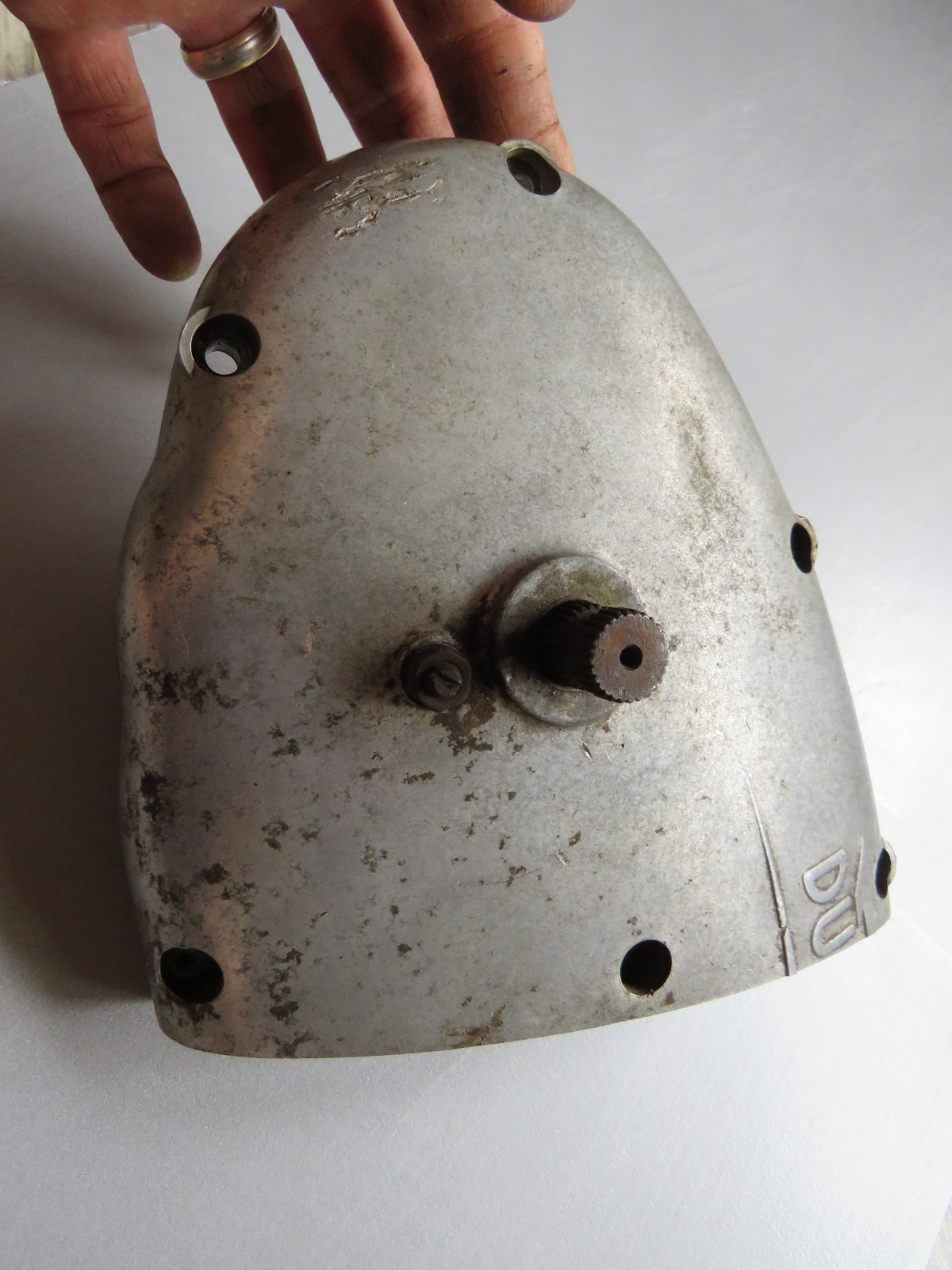 1972 Ducati DM350 DM 350 SCR Scrambler Bevel Single Shift Cover Assembly  D9