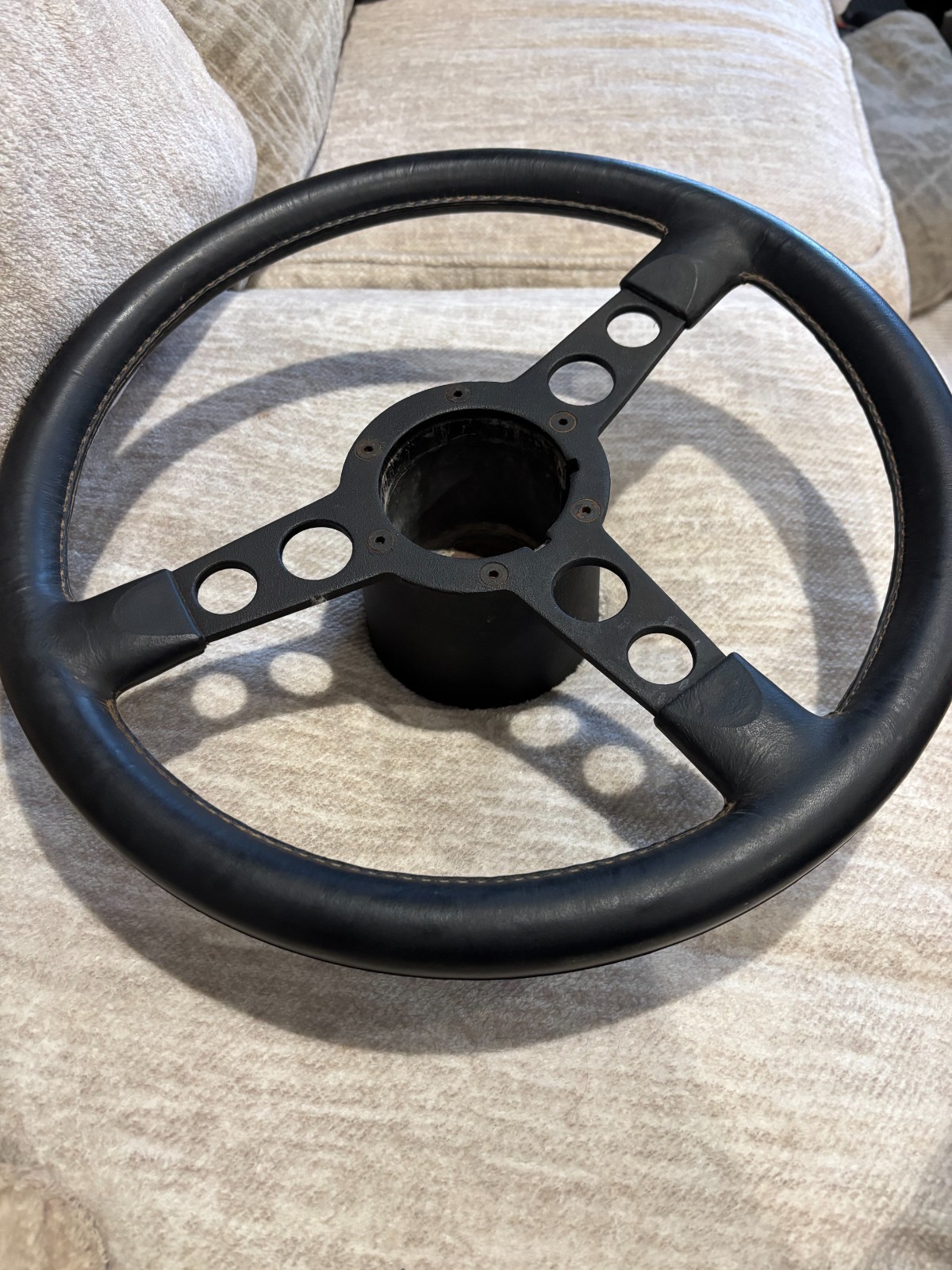Original GM 1970-1981 Trans Am Firebird Formula Black Steering Wheel Original GM 1970-1981 Trans Am Firebird Formula Black Steering Wheel