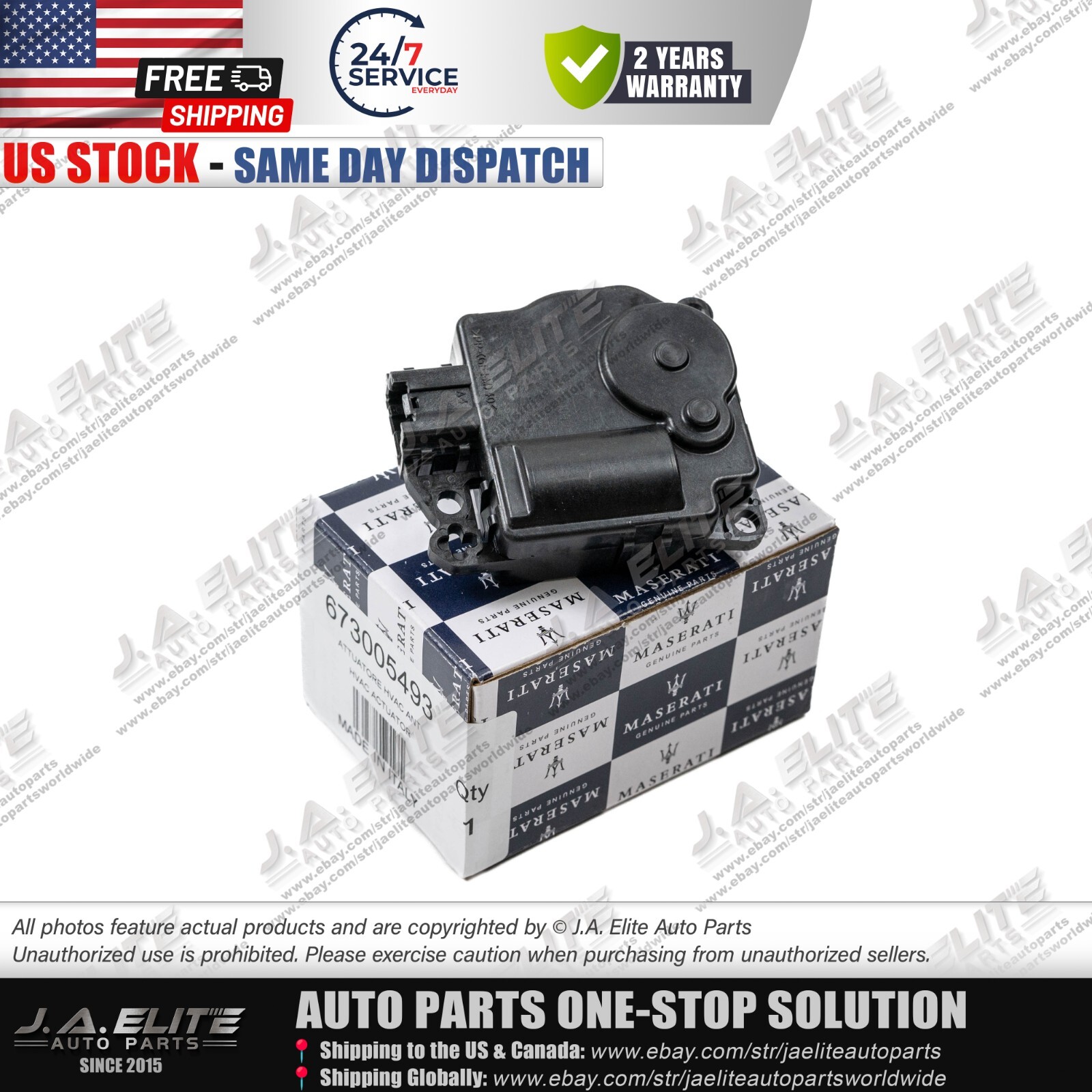 Genuine A/C Actuator fits Maserati Quattroporte Ghibli Levante 673005493