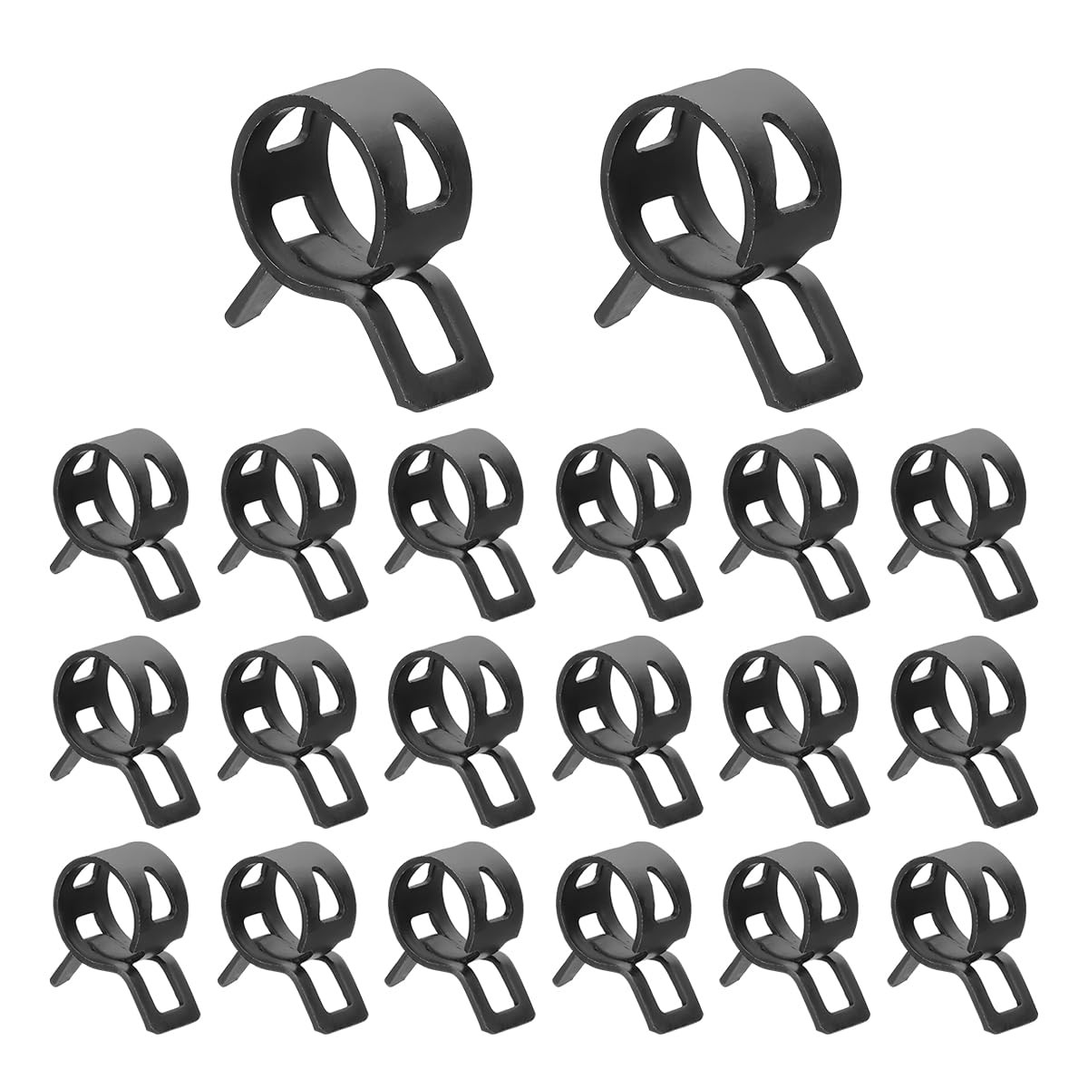 Ywdiml 5/8 Inch 16mm Spring Band Hose Clamp Automotive Clip 16MM, Black