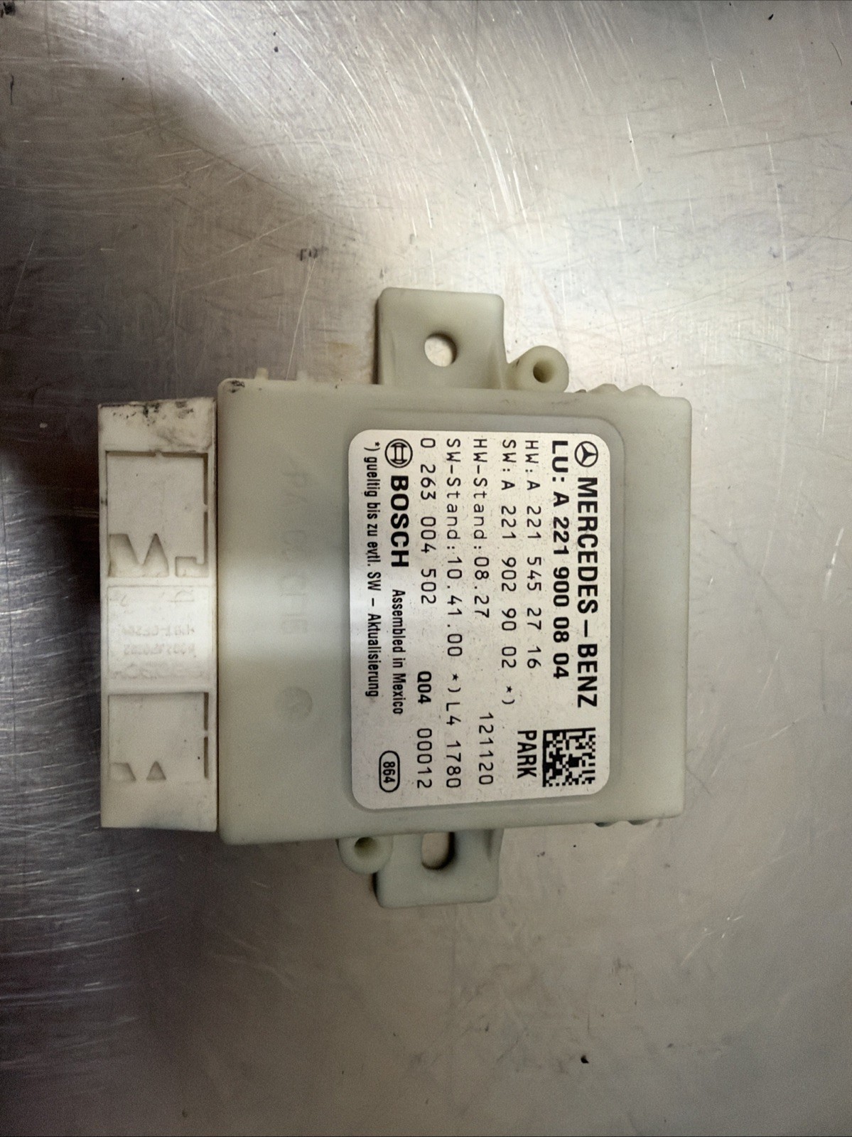 10-13 Mercedes W221 S550 S63 Park Assist Parktronic Sensor Module Control #55