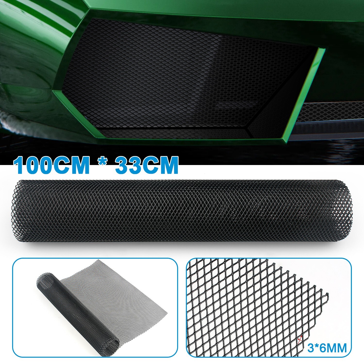 Aluminum Mesh Grille Insert - 40x13