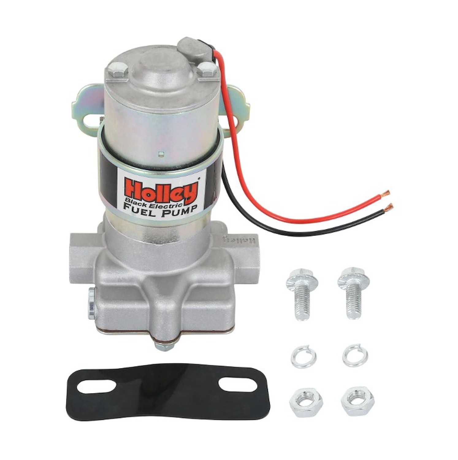 Holley 12-815-1 Black Electric Fuel Pump for Carbureted Engines [14 psi]