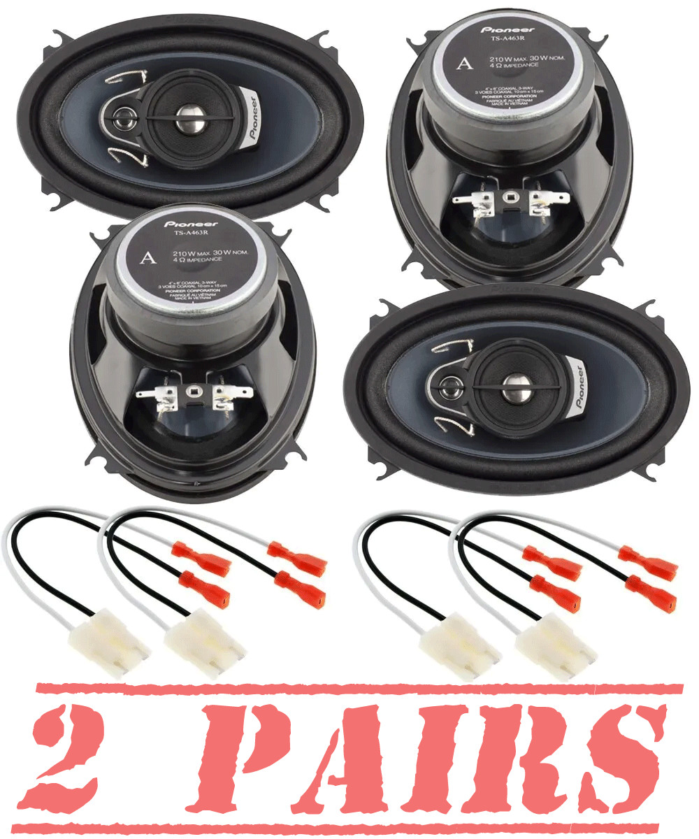 4 Pioneer TS-A463R 3-Way 4\