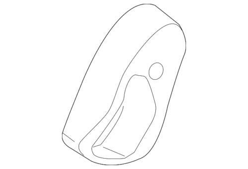 Genuine Ford Focus 2012 2013 Front Driver SIde Seat Hinge Cover DV6Z-5861693-CB