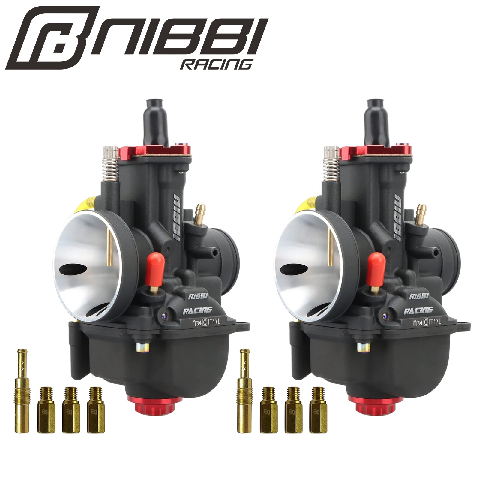 NIBBI PWK 34mm Performance Pre-Jetted Carb Carburetor For Yamaha RD350 1973-1975