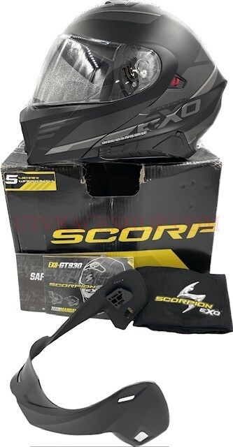 SCORPION EXO-GT930 TRANSFORMER MOTORCYCLE HELMET MODULUS BLACK SIZE SMALL