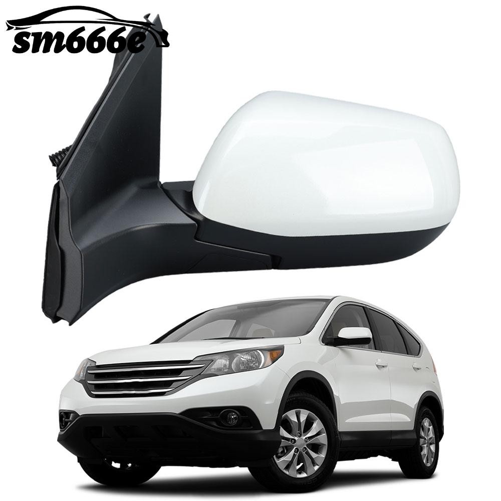 For 2012-2016 Honda CR-V Power Driver Side Door View Mirror Left Pearl White