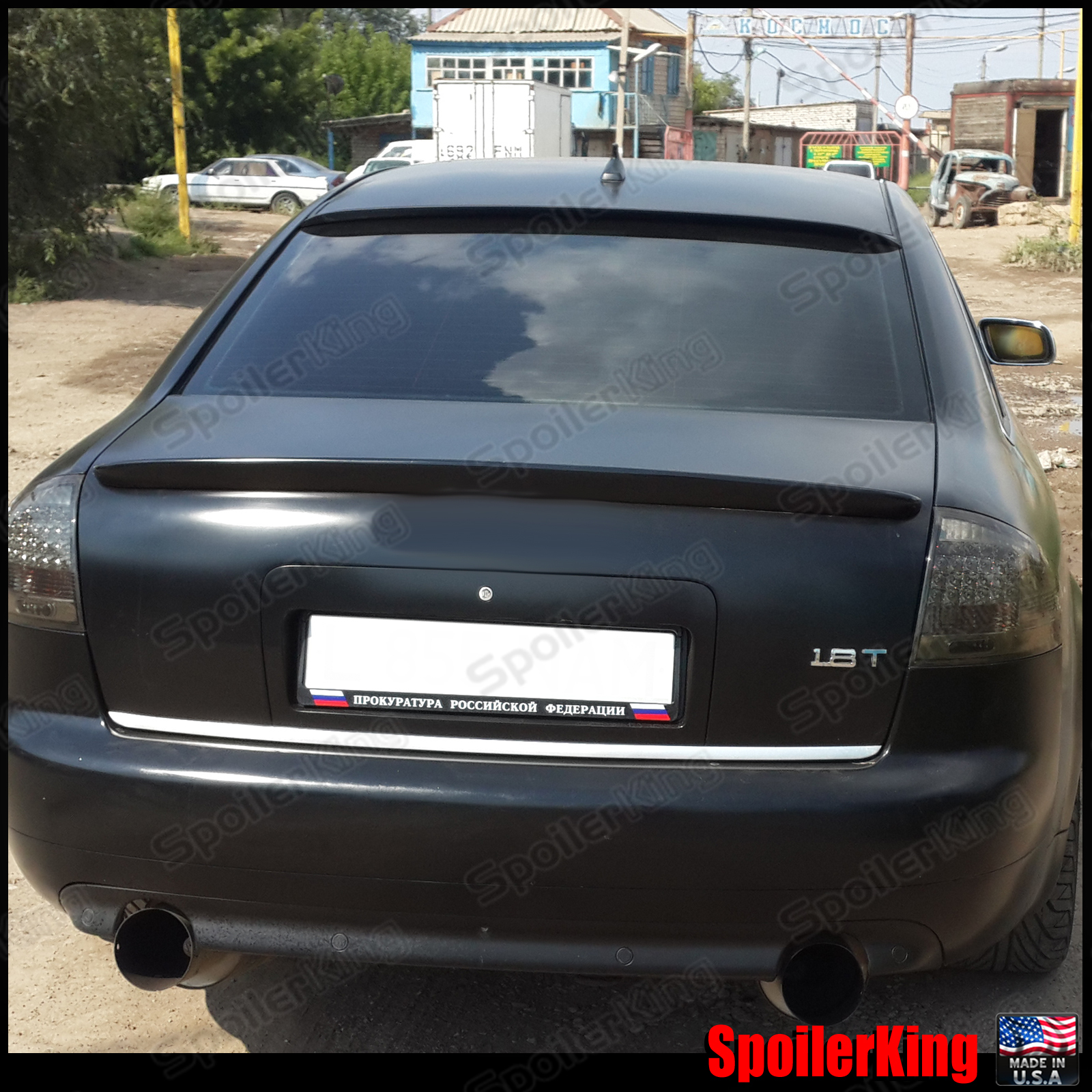 (284R) Rear Roof Spoiler Window Wing (Fits: Audi A6 1998-04 C5 4dr) SpoilerKing