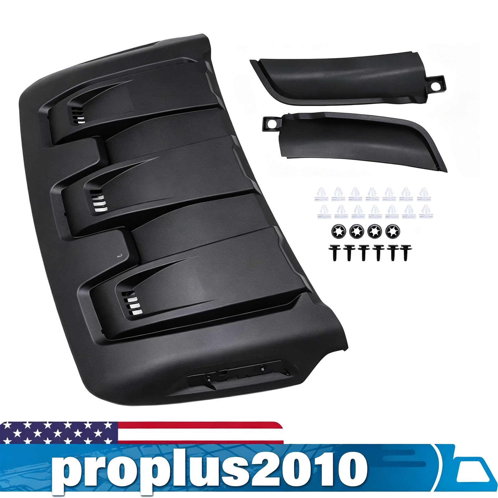 Front Hood Scoop Vent & Side Trim Cover NL3V-16A647 For Ford F150 Raptor 2021-25