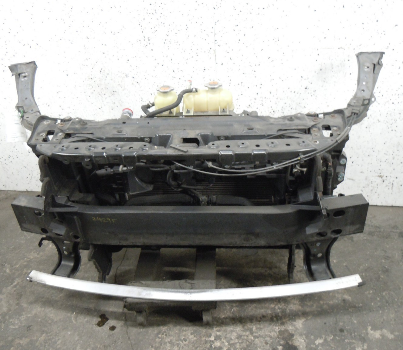 16-19 Infiniti Q50 3.0L Radiator Support Cooling Fan Reinforcement 300 HP OEM