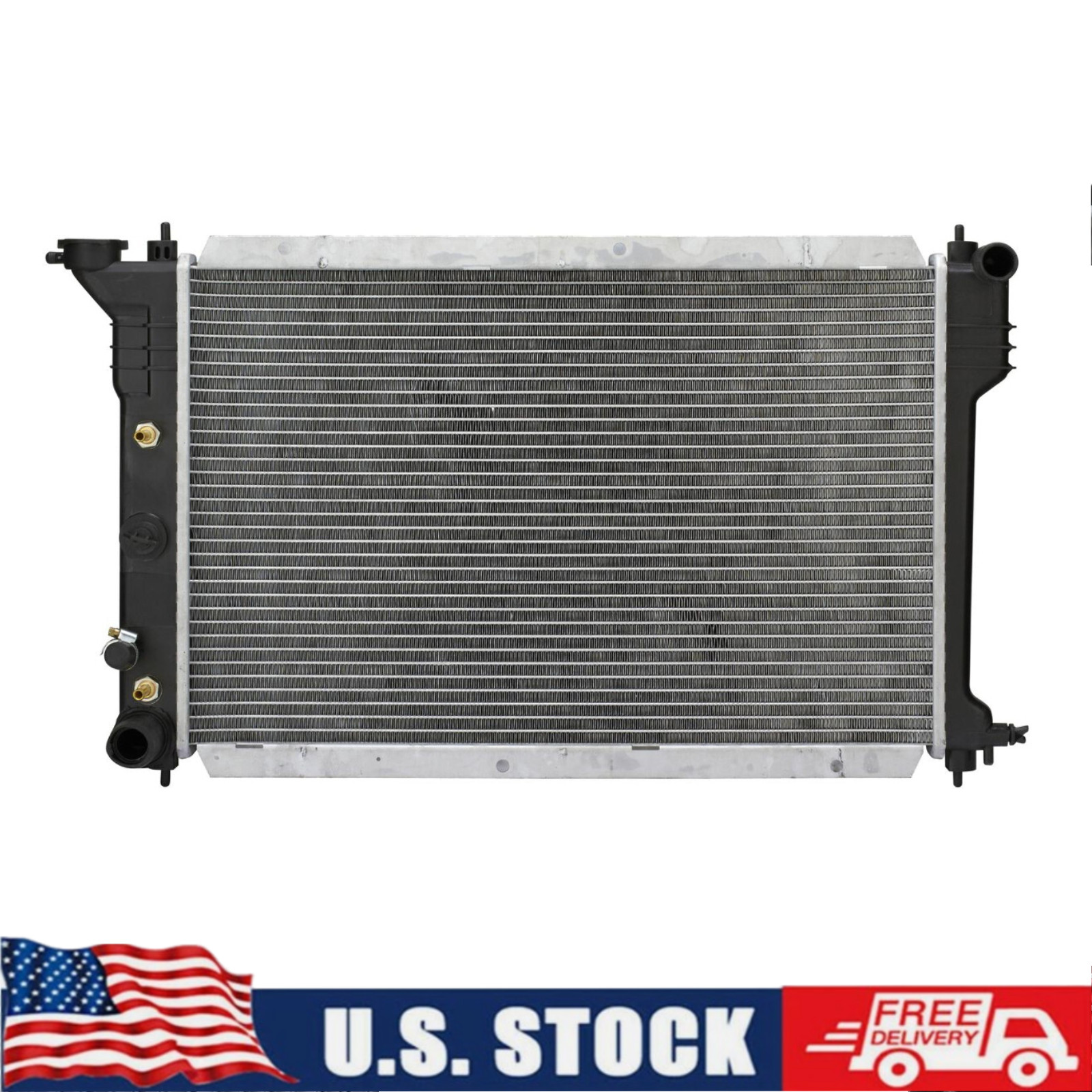 CU884 Aluminum Radiator Fit For 1981-1985 Select Chrysler Dodge Plymouth Models