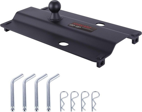 25000 lbs Gooseneck Ball Plate Fit for 5th Wheel Rails, Adapter... 