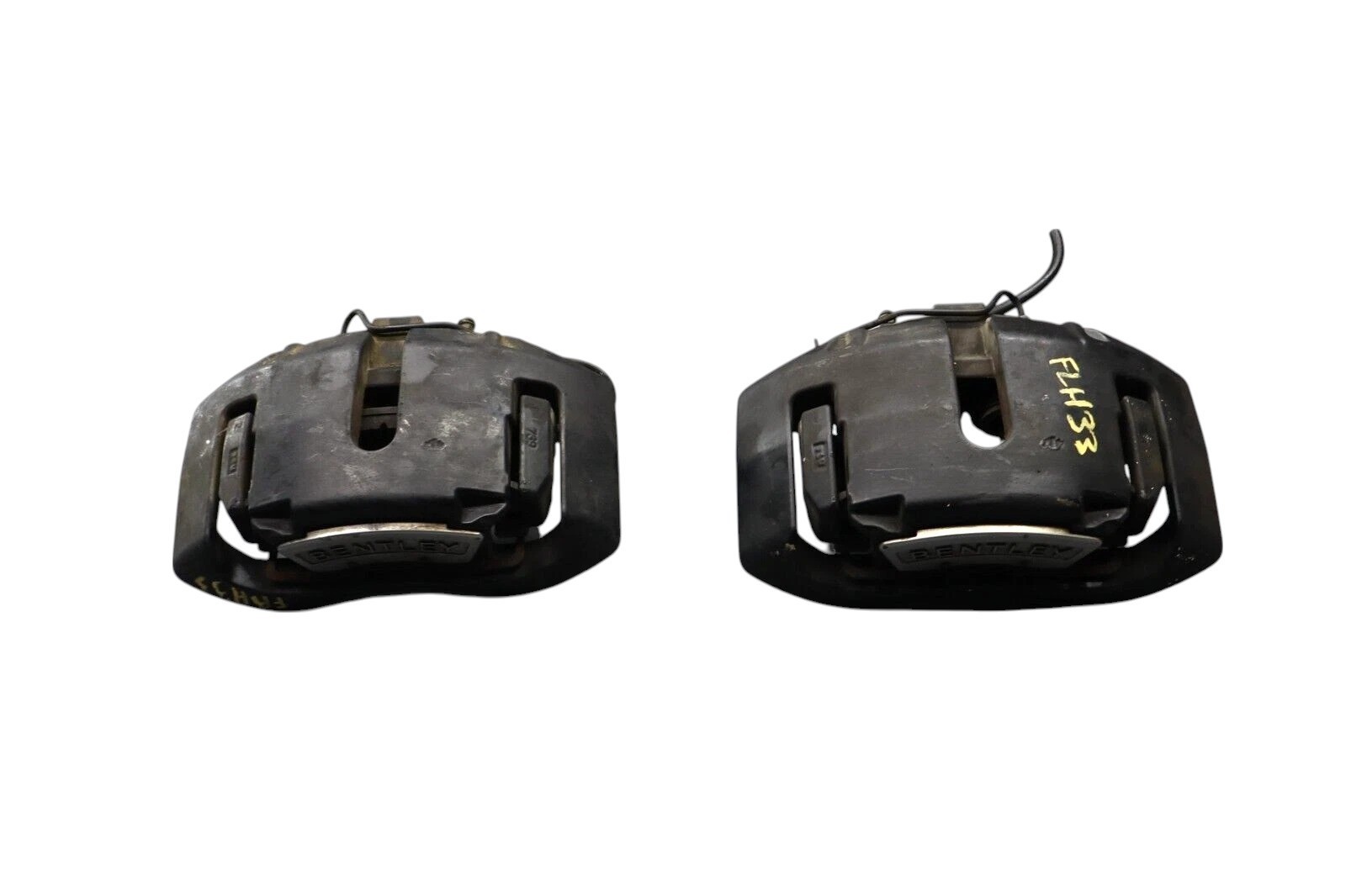 05-11 Bentley Continental Front Left & Right Side Brake Calipers Black Oem