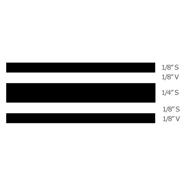 Trimbrite T0501 Prostripe 36\' x 3/4\