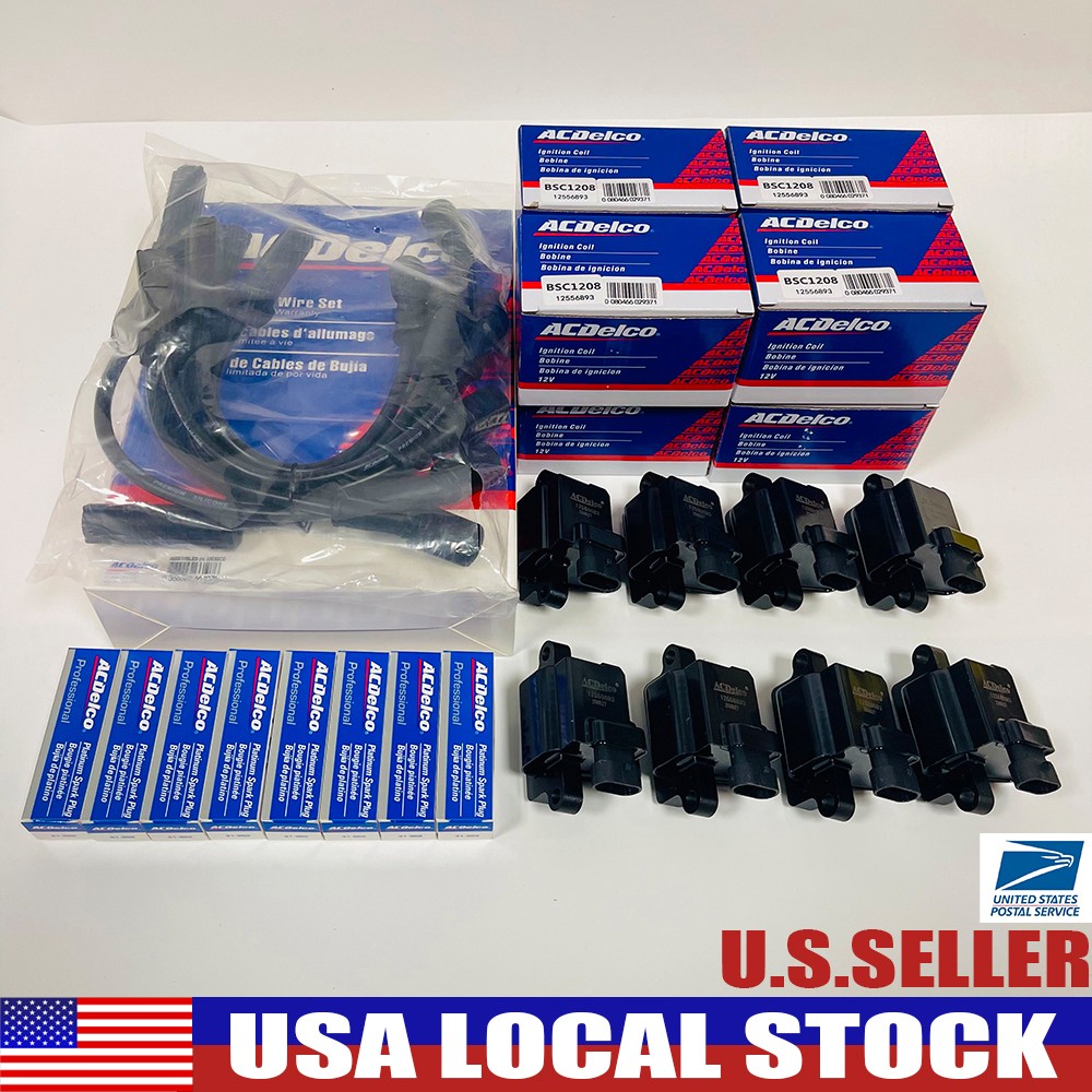 8Pcs Acdelco UF271 Ignition Coils For Chevy GMC 4.8L 5.3L 6.0L D581 12558693