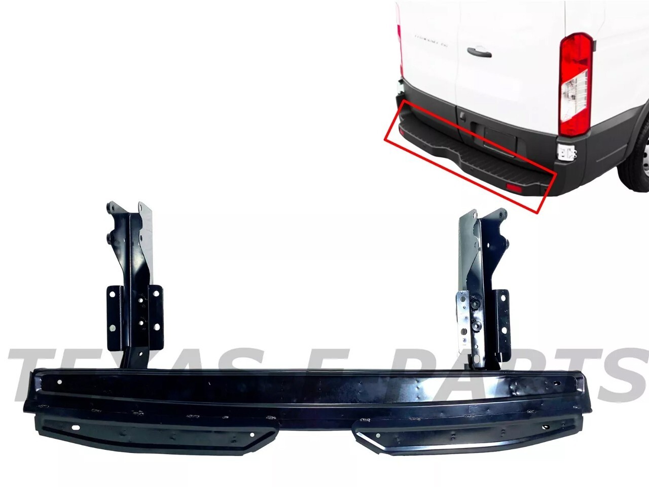 New Fits 2015 2024 Ford Transit Rear Bumper Reinforcement Cross Member Pickup New Fits 2015 2024 Ford Transit Rear Bumper Reinforcement Cross Member Pickup