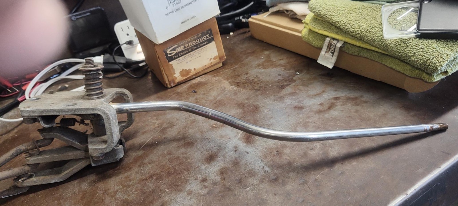 59 60 Chevy Impala Bench Seat 4 Speed complete Linkage