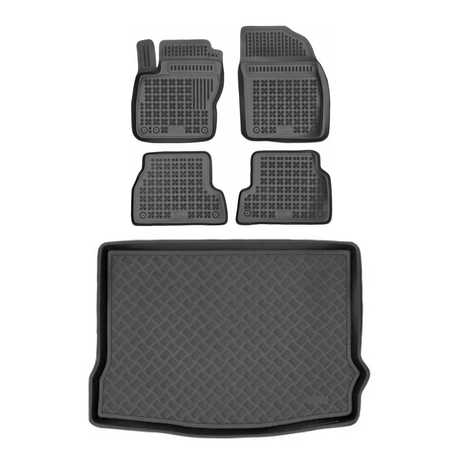RezawPlast Floor Mats For Ford Focus 2000-2007 Hatchback ZX3 ZX5 Cargo Mat Black RezawPlast Floor Mats For Ford Focus 2000-2007 Hatchback ZX3 ZX5 Cargo Mat Black