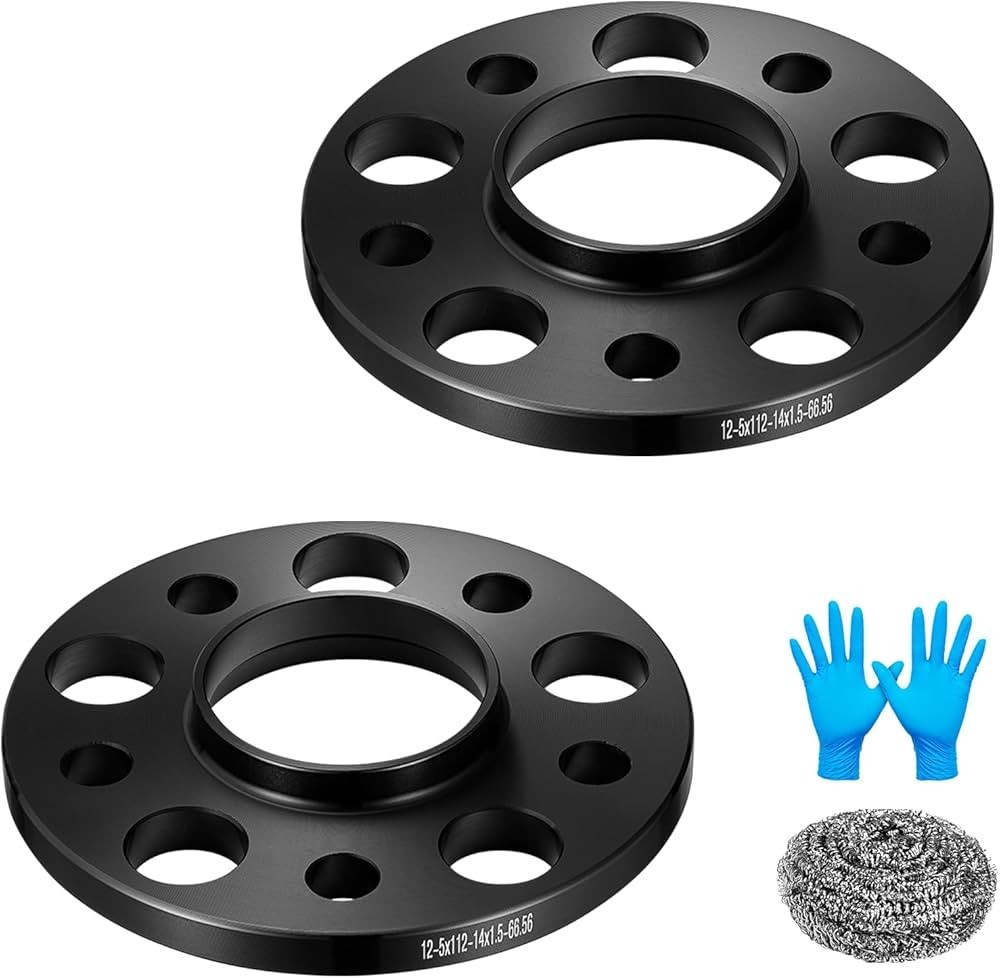 BDFHYK 5x11mm, 12mm wheel spacers compatible w/ many Audi A3, A4,A6,A8,S4....248 BDFHYK 5x11mm, 12mm wheel spacers compatible w/ many Audi A3, A4,A6,A8,S4....248