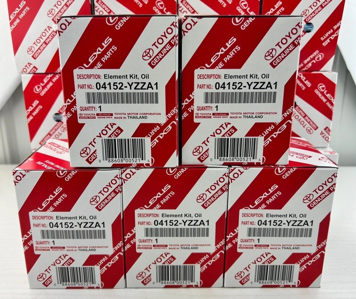 5 PACK TOYOTA LEXUS SCION OEM ENGINE OIL FILTER 04152-YZZA1