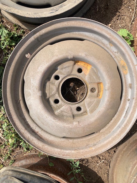 16x4 Ford wheel coupe rat rod flathead jalopy 1943 1939 1941 DELUXE MERCURY KH