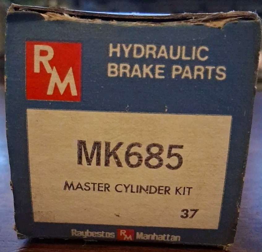 NOS 73-79 Raybestos MK685 Master Cylinder Repair Kit Ford And Mercury 1973-1979 NOS 73-79 Raybestos MK685 Master Cylinder Repair Kit Ford And Mercury 1973-1979