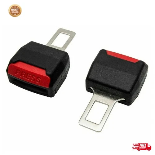 Seat Buckle Adjustable Seat Accessories 2 Pcs Red Fixing Strap,Suitable for Most