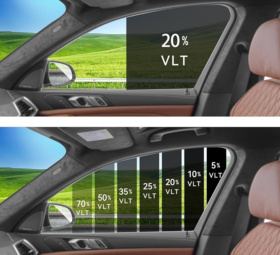 Precut NANO CERAMIC IR window tint ANY Car LIFETIME Warranty[Sides and a back]