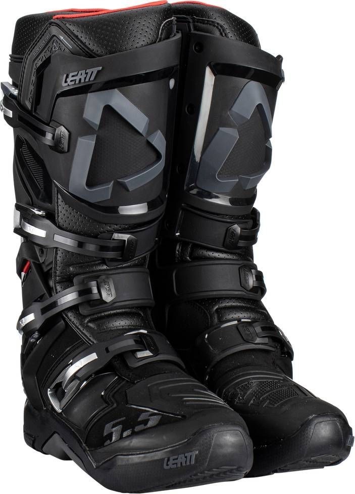 Leatt Men's 5.5 FlexLock Dirt Bike Boot Black Size 9 - 3023050102