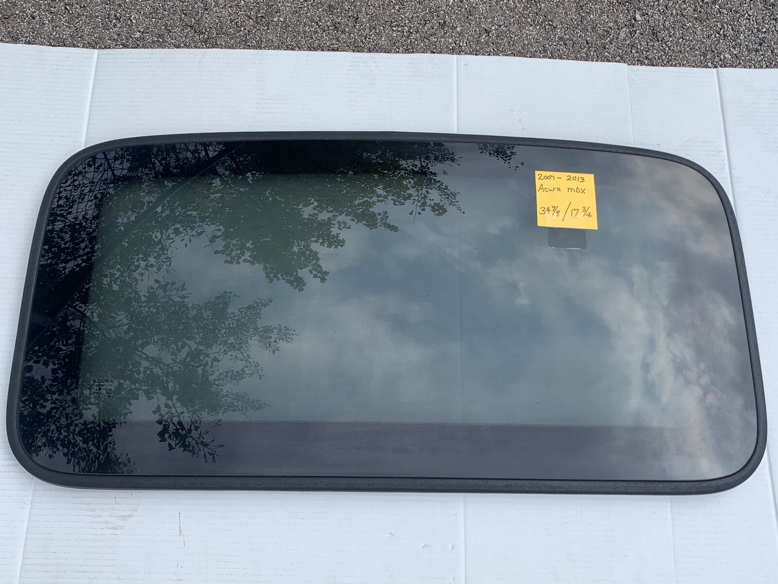 2007-2013 Acura MDX Sun Roof Glass Moonroof Power Window Glass Factory OEM