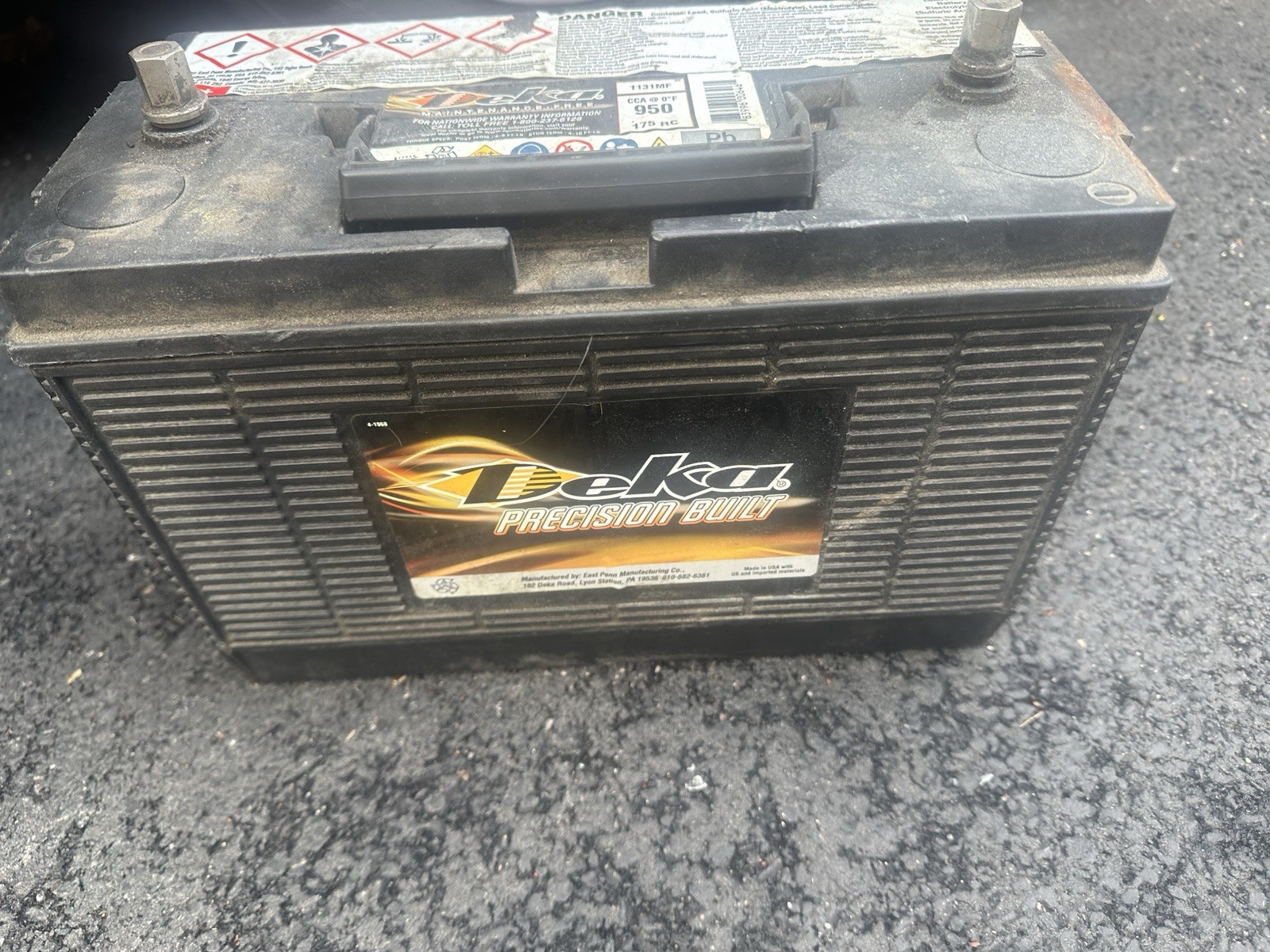 Deka Battery Precision Built 950 Cca Heavy Duty Commercial Flooded 🔋 12 Volt