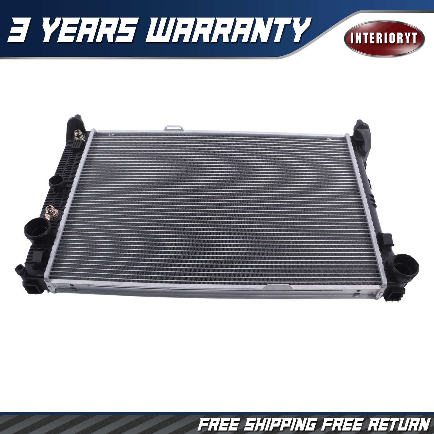 Radiator For 2010-17 Mercedes-Benz GLK350 CLS550 C350 E350 3.5L