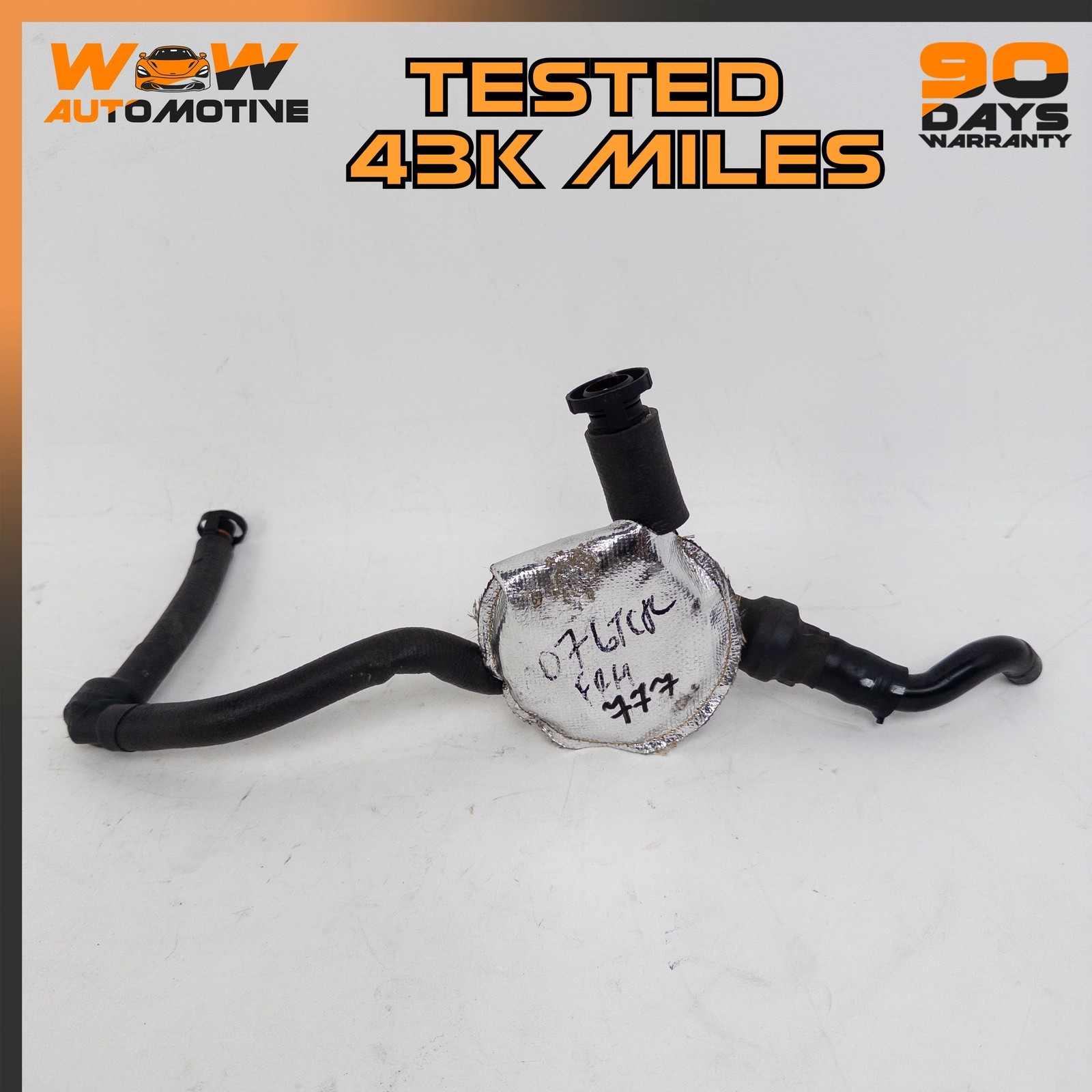 04-19 BENTLEY CONTINENTAL GTC FLYING SPUR RIGHT OIL SEPARATOR BREATHER HOSE OEM