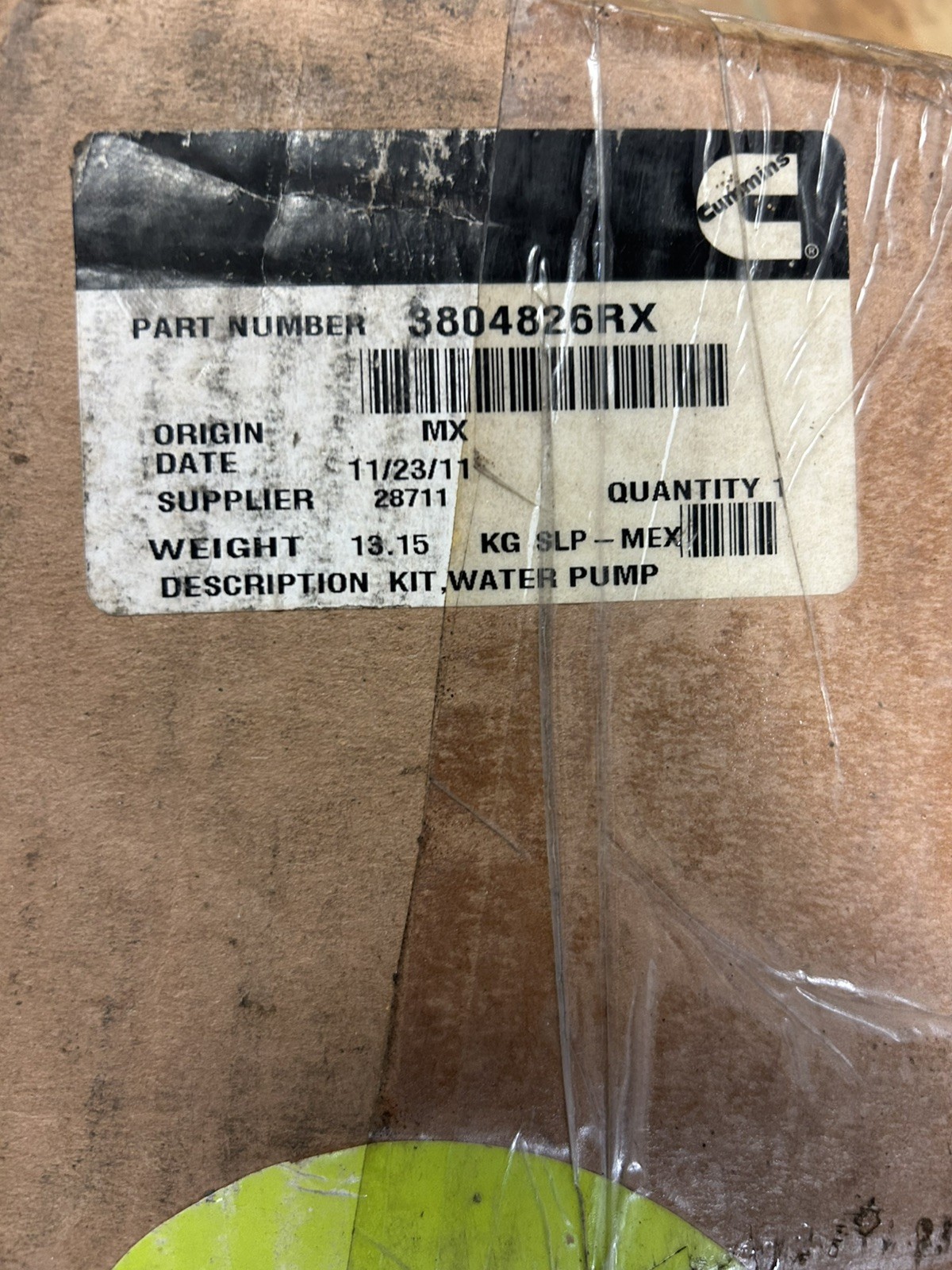 OEM Cummins N14 Water Pump, PN: 3804826RX OEM Cummins N14 Water Pump, PN: 3804826RX