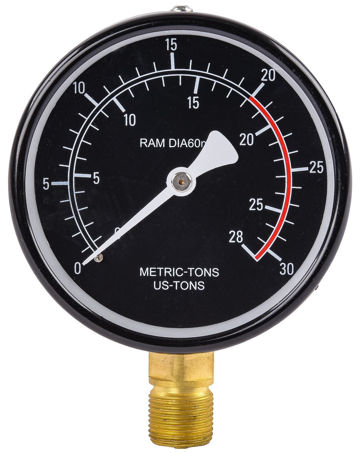 JEGS Replacement Pressure Gauge for 20-Ton Hydraulic Shop Press 555-81638