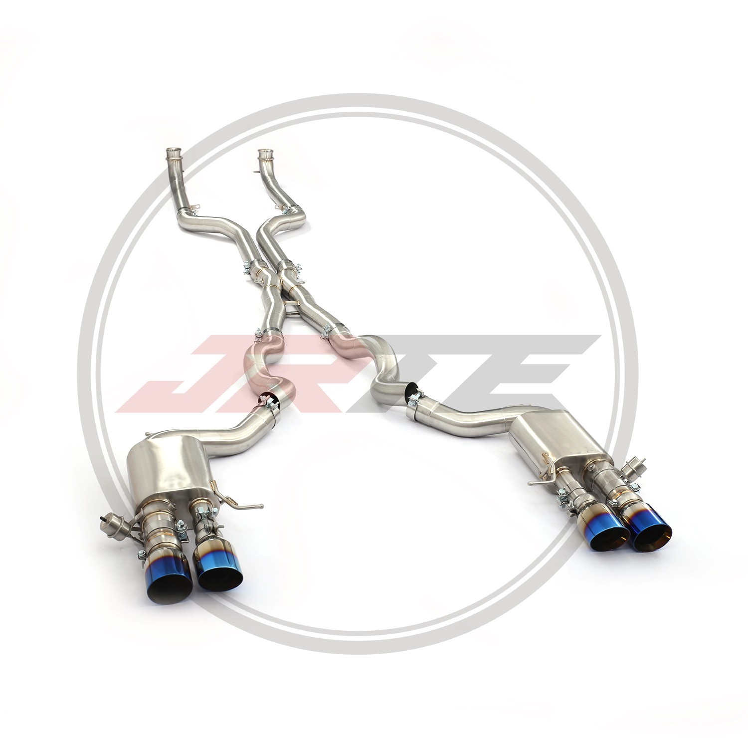SS Valve catback exhaust system For BMW M5 F10 F15 M6 F06 F12 F13 4.4T 2012-2016