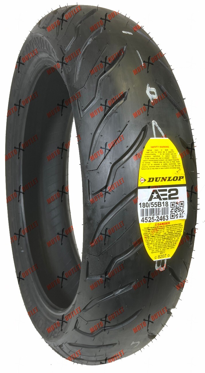 Dunlop AE2 180/55B18 Rear Tire Motorcycle 180 55 18 American Elite 2 45252463 Dunlop AE2 180/55B18 Rear Tire Motorcycle 180 55 18 American Elite 2 45252463
