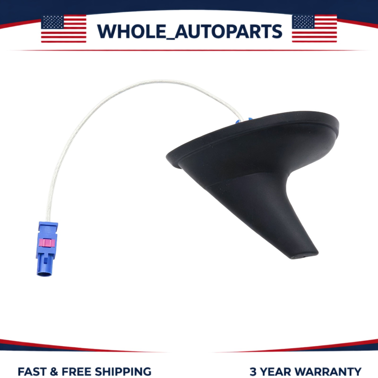 Car Roof Shark Fin Antenna For Saab 9-3 2003-2012 & 9-5 2002-2009 Black 12762120