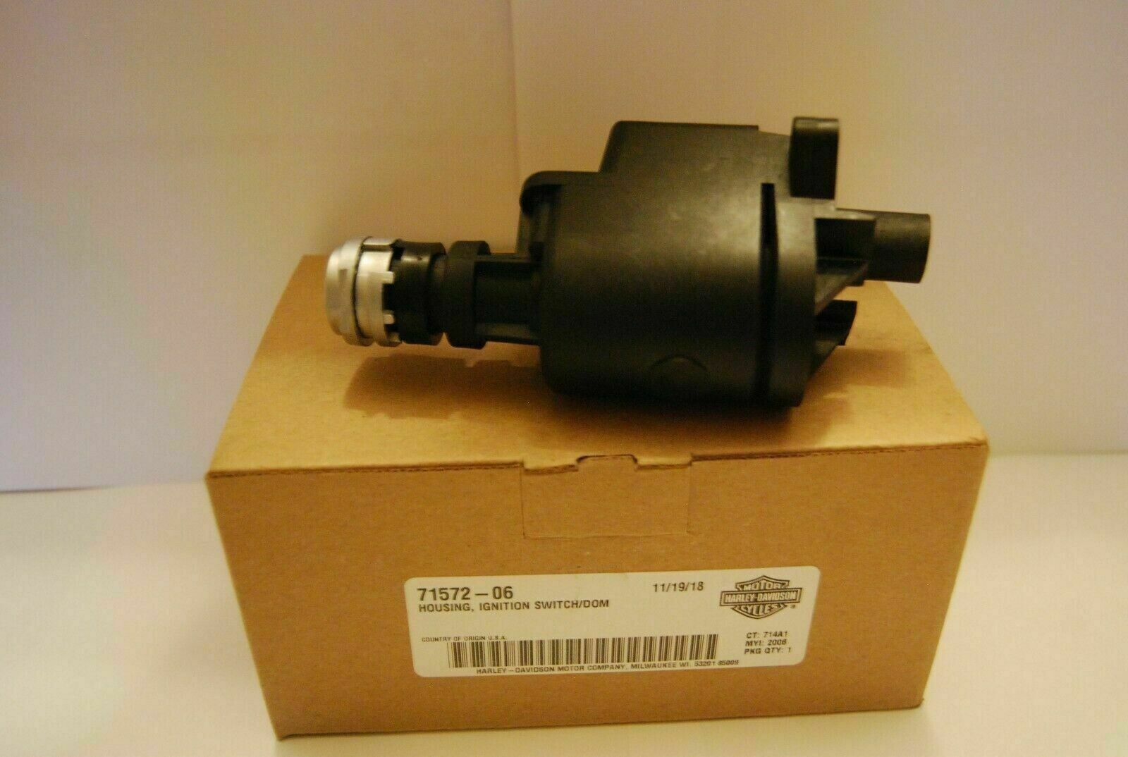 OEM 06 - 13 Harley Touring Ignition Key Switch Housing Street Electra Road Glide