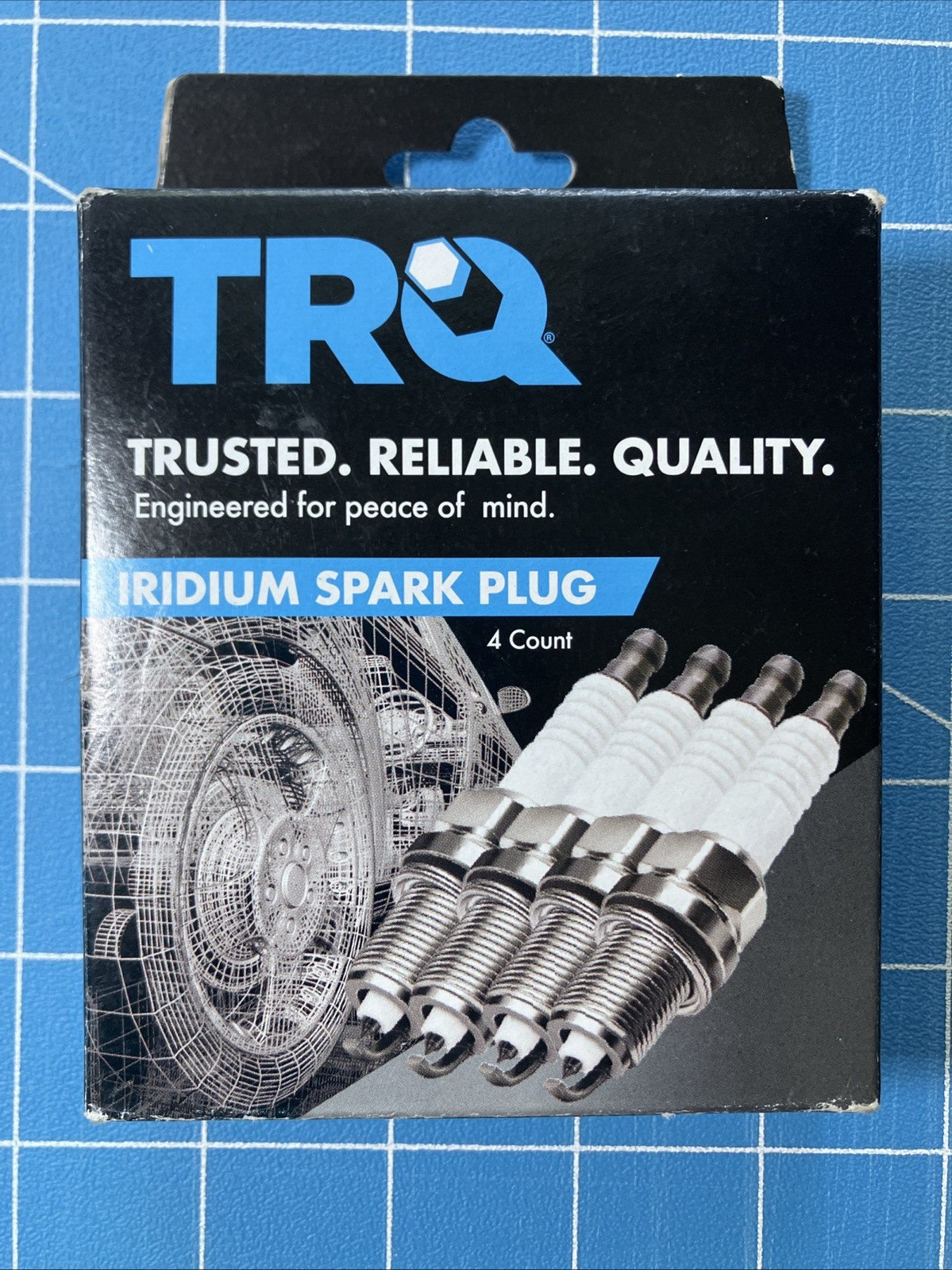 TRQ Iridium Spark Plugs 4 Pack SPA02129, TRSFE55IPR11S NOB, Ships Free