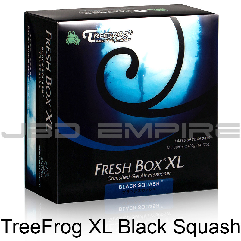TREE FROG XTREME FRESH BOX XL BLACK SQUASH SCENT CAR OFFICE HOME AIR FRESHENER TREE FROG XTREME FRESH BOX XL BLACK SQUASH SCENT CAR OFFICE HOME AIR FRESHENER