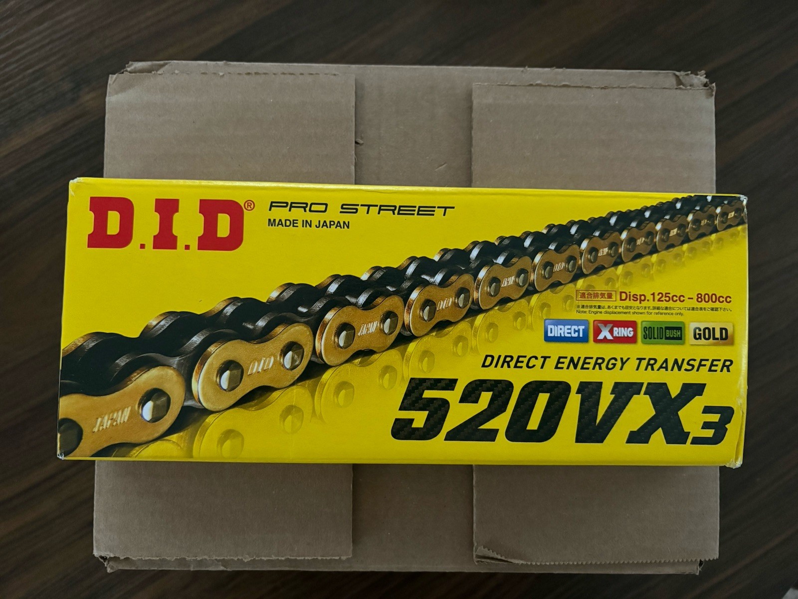 Did 520 VX3 x Ring Chain for Street ATV Off Road Fits Up to 800cc 140 Links