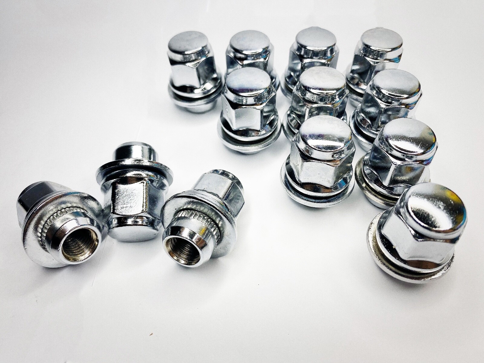 20PC Chrome 1/2-20 Mag Seat Lug Nuts With Washer