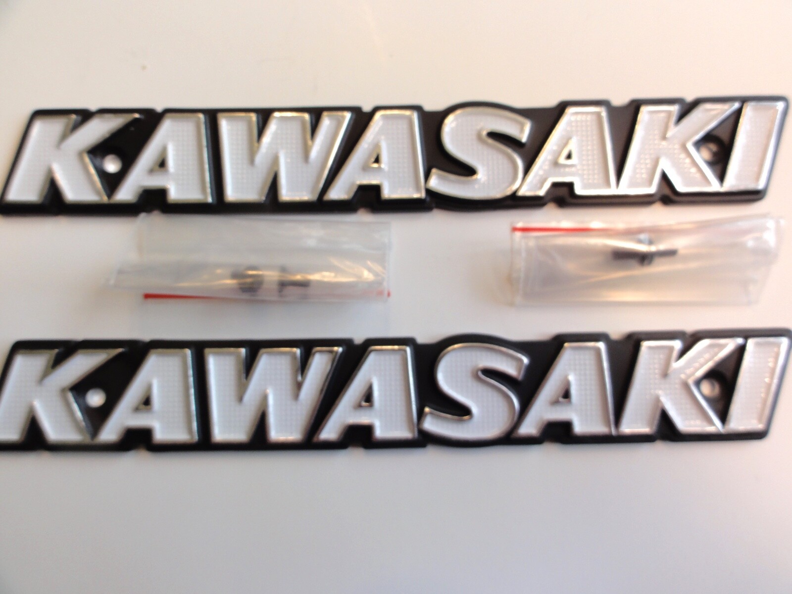 1974-1980 Kawasaki KZ900/1000 PAIR of TANK EMBLEMS/ BADGES 7