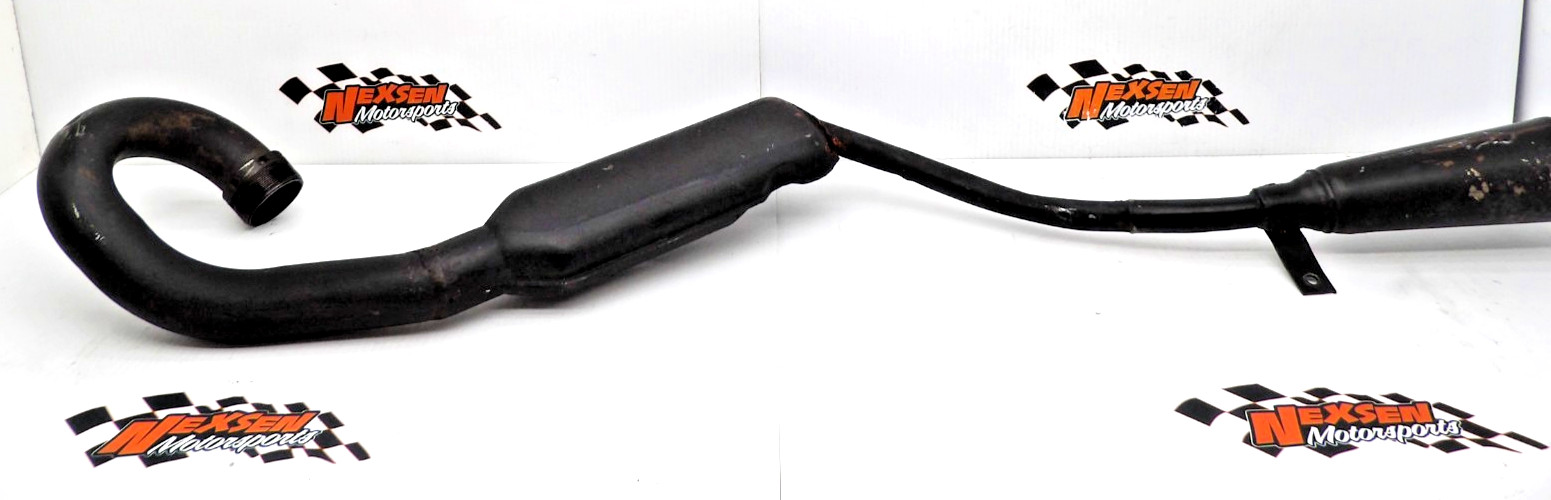 Modified Vintage Exhaust Header Muffler Silencer – Fits 1972 Bultaco Alpina 175