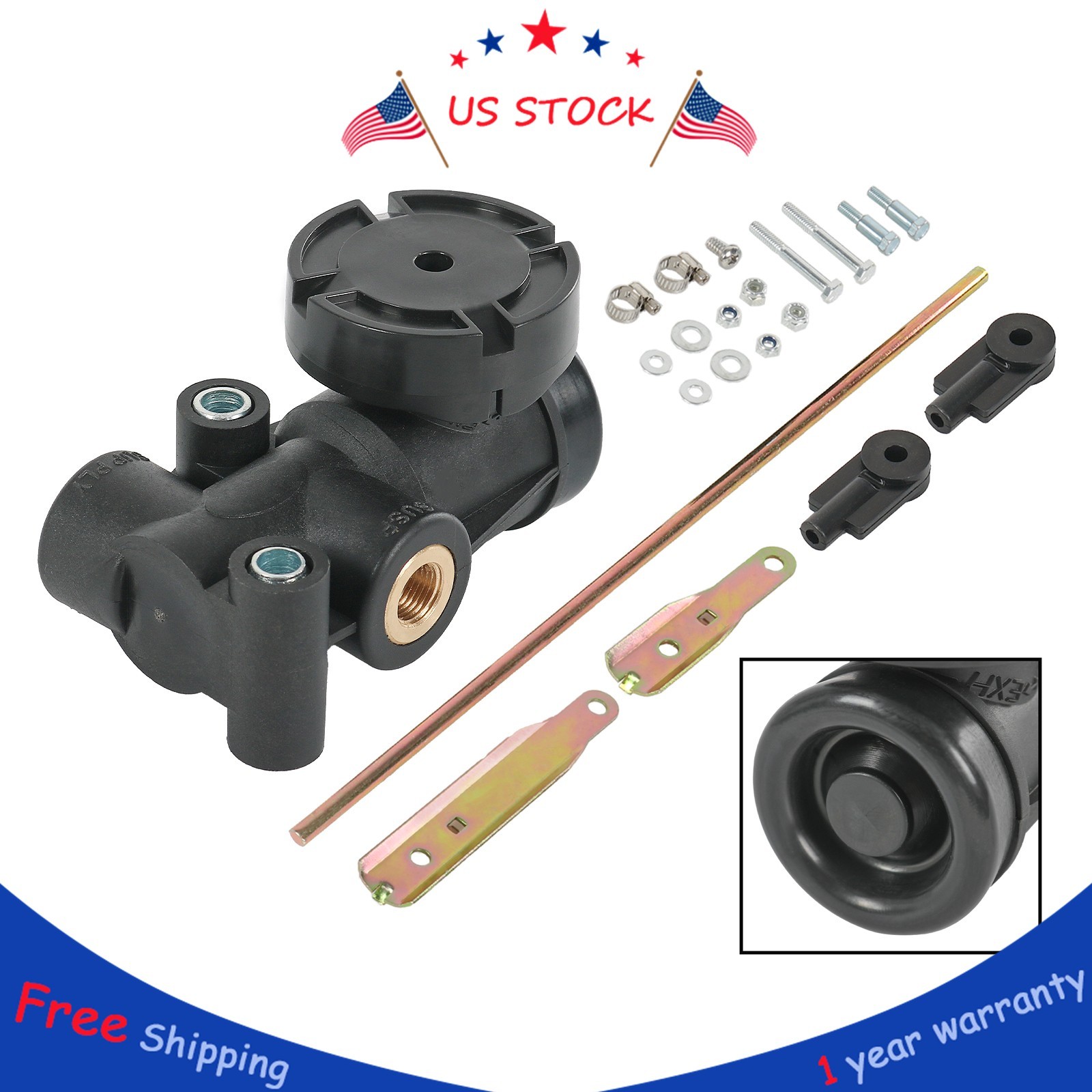 F245563 Cab Air Leveling Valves Set 1/4 NPT Connection For Commercial Vehicle
