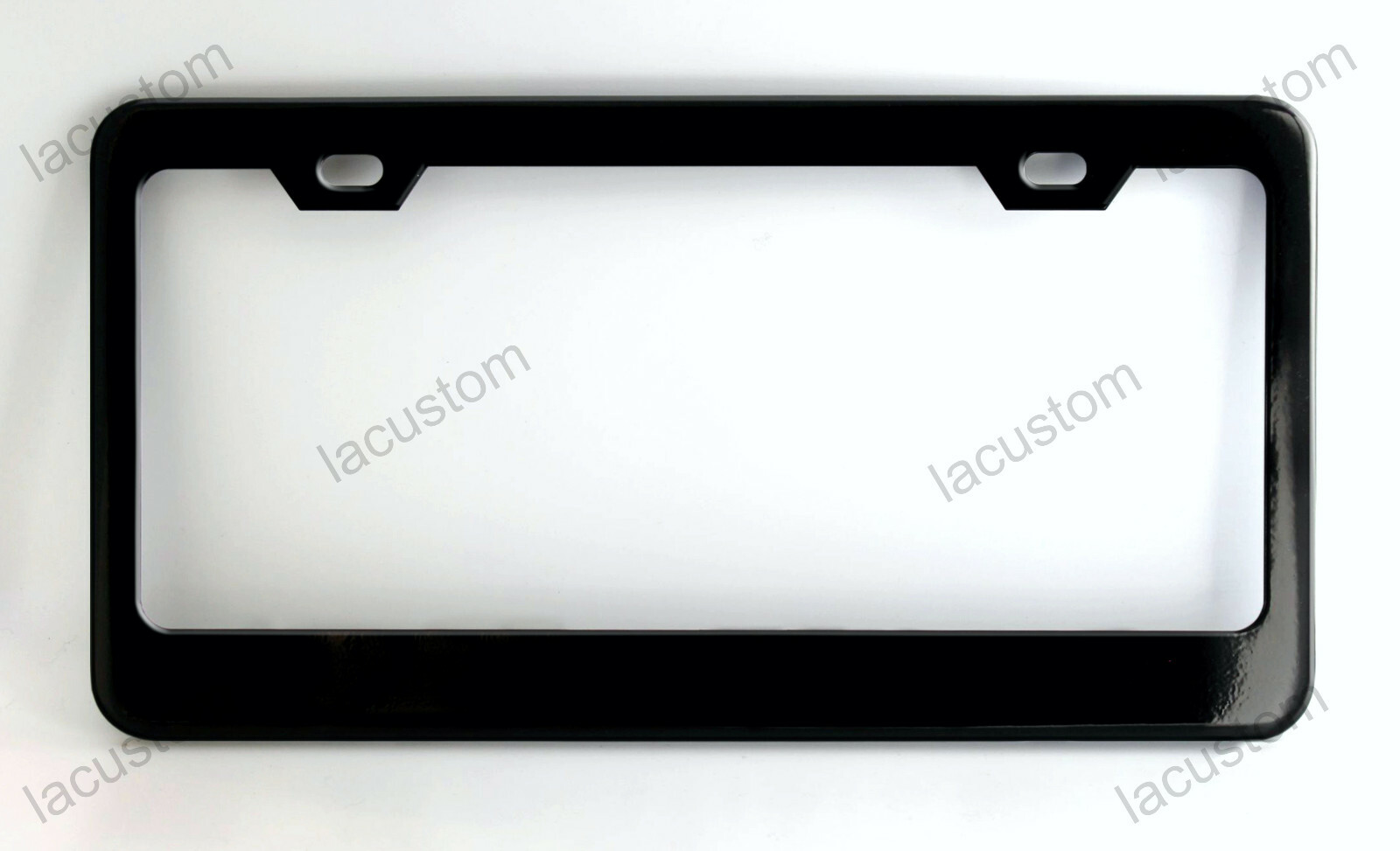 Personalized Black Powder Coated Metal Licens Plate Frame