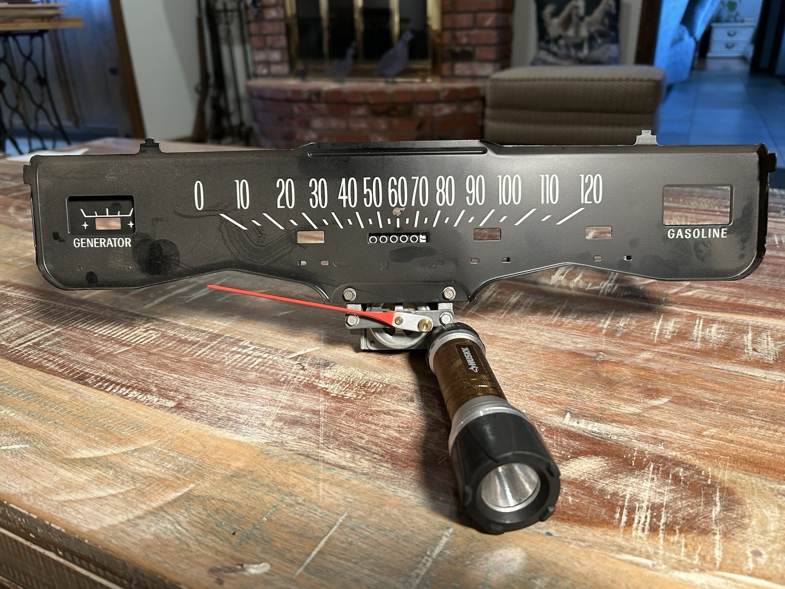 NOS 1961 -63 ? ~ Pontiac ~ Tempest ? Lemans ? Speedometer And Odometer Face NOS