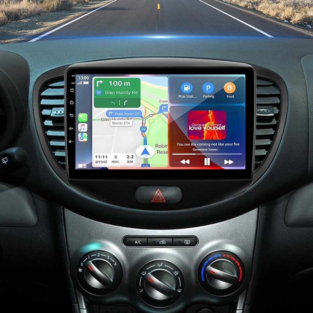 For Hyundai i10 2007-13 Android14 Car Stereo Radio Apple CarPlay GPS Navi 2+32GB